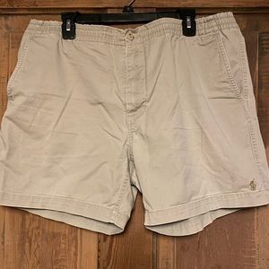 Men’s Khaki Ralph Lauren Polo 6” Shorts